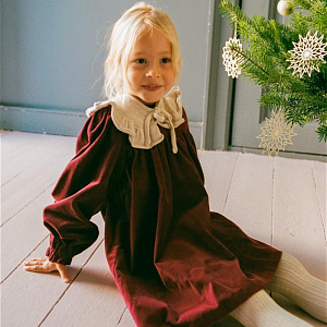 Платье с длинным рукавом Wheat "Elvira Ruby Red", рубиново-красное